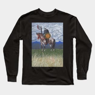 Man riding horse Cavalry Long Sleeve T-Shirt